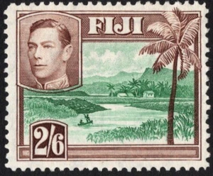 FIJI - 2/6 KING GEORGE VI SIN USAR (SIN GOMA) (A29399) - Imagen 1 de 1