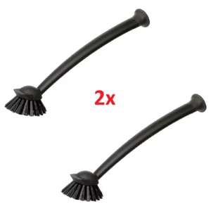 Dish Washing Brush Kitchen Scrub Cleaner Grey Non Scratch Handle Pot Pan Plate - Picture 1 of 6