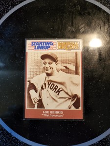 1989 Kenner Starting Lineup #NNO Lou Gehrig Baseball Greats Baseball