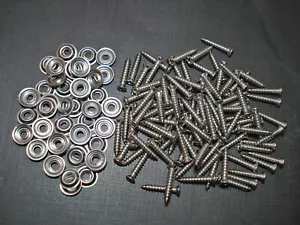 100 pcs #8 x 7/8" w/#6 head stainless kick door panel screws for Plymouth Dodge - Picture 1 of 5