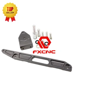 For XJR1300 2002 2003-2015 FXCNC Steering Damper Bracket Kit Mount Holder Grey - Picture 1 of 11