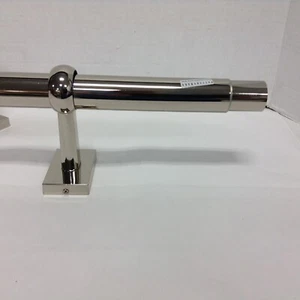 Pottery Barn Standard Single Curtain Drape .75 Rod XL 96-120 polished nickel - Picture 1 of 1
