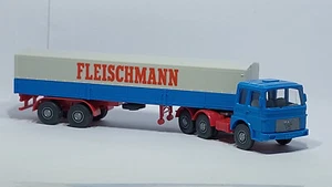 🚛 Wiking - MAN semirremolque plataforma/lona "Fleischmann" | H0 1:87 (25/34) 🚛 - Imagen 1 de 4