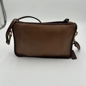 Coach Bonnie Cashin RARE Vintage Small Brown Leather Shoulder Bag - Distressed - Bild 1 von 11