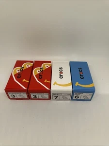 Lote (4) McDonald’s Mini Crocs Llavero Happy Meal Juguetes Rojo Blanco Azul Personajes - Imagen 1 de 8
