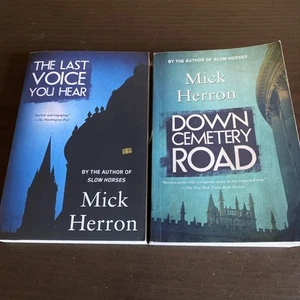 Last Voice You Hear + Down Cemetery Road by Mick Herron (Trade Paperbacks) - Picture 1 of 1