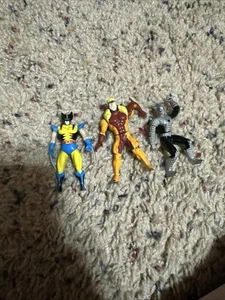 1994 Wolverine Sabertooth Spider Man Toybiz 3 in Heavy Metal Heroes Die-Cast (3) - Bild 1 von 7