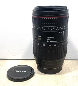 Sigma 70-300mm F/4-5.6 DL Macro Super Zoom Lens for Minolta. With Caps. Japan. - Picture 1 of 6
