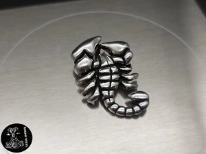 925 Sterlingsilber Skorpion Anhänger Halskette 9,2 Gramm Sternzeichen Silber NEU - Bild 1 von 10