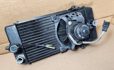 1996-2009 Kawasaki Vulcan 500 OEM Radiator w/Fan & Grille w/8,723 Mi #39060-1136 - Изображение 1 из 4