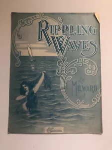 PARTITURAS ANTIGUAS DE COLECCIÓN ONDULANTES ONDAS DE MILWARD FILADELPHIA 1909 - Imagen 1 de 2