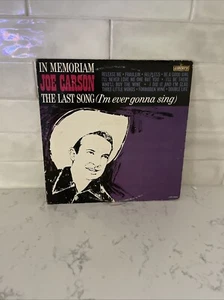Joe Carson: In Memoriam 12" 33 RPM LP - Bild 1 von 4