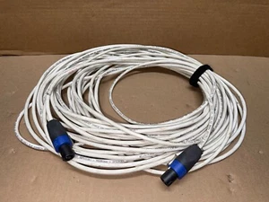 100 FT. SPEAKER CABLE WITH NEUTRIK SPEAKON NL4FX MALE TO MALE, 16 AWG, 4-WIRE - Picture 1 of 4