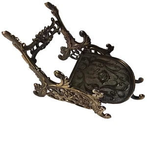 Vintage Andrea Sadek Ornate Brass Card or Pen Holder Victorian Style Made Japan - Picture 1 of 8