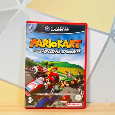 Mario Kart: Double Dash!! Nintendo GameCube Sports Racing Action Video Game CIB - Image 1 of 4