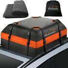 Fivklemnz Car Roof Bag Cargo Carrier, 15 Cubic Feet Waterproof Rooftop Cargo Car