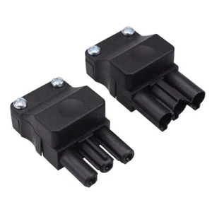 3 Pole Male and Female Lighting Connector IP30 - Picture 1 of 2