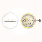FOR MIYOTA 8215 JAPAN AUTOMATIC MOVEMENT 21 JEWELS DATE @3 GOLD + EXTRA PARTS