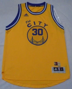 Camiseta Adidas Stephen Curry Golden State Warriors The City HWC Grande 14/16 Juvenil - Imagen 1 de 2