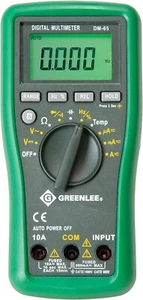 Greenlee DM-65 CATIII, 1000 V; CATIV 600 V automatisches Digitalmultimeter - Bild 1 von 5