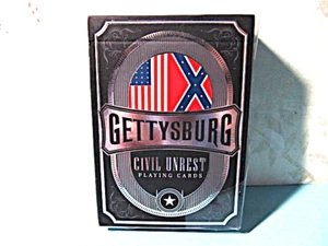 GETTYSBURG CIVIL UNREST OF PLAYING CARDS BY TOMLINSON (UP TO 3 BLACK SEALED) - Picture 1 of 6
