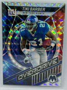 Tiki Barber Overdrive Mosaic 2022 Panini Mosaic Football # OS-18 - Picture 1 of 2