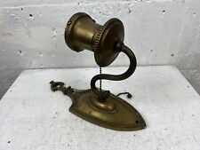 Antique Art Deco Federal Shield Back Wall Sconce Ornate Brass Victorian