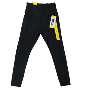 Danskin High Rise Bonded 7/8 Legging, Damen S, Black Salt, Neu mit Etikett - Bild 1 von 11