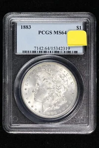 1883 Morgan Dollar PCGS MS 64 4VH9 - Picture 1 of 4