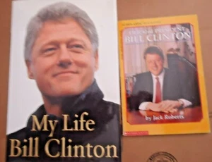 Lot of 2 Books of Bill Clinton 42nd President My Life HC/DJ and PB - Imagen 1 de 3