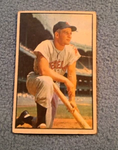 Original 1953 Al Rosen Bowman Color Baseball Card #8 Cleveland Indians - Picture 1 of 5