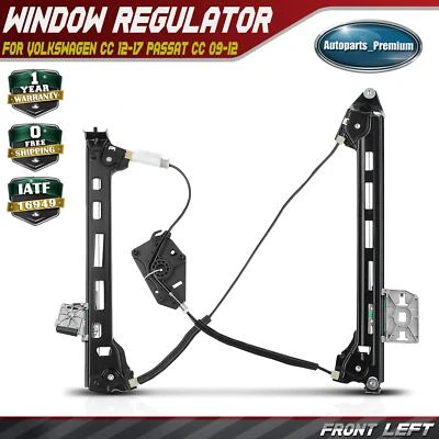Power Window Regulator for Volkswagen CC Passat CC 2009-2017 Front Driver Left - Image 1 of 4