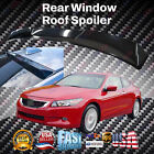 Fits 2008-2012 Honda Accord ABS Gloss Black Rear Roof Window Visor Spoiler Wing