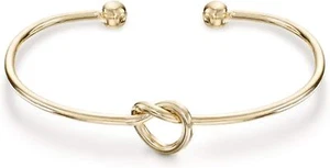 14K Gold Plated Forever Love Knot Infinity Bracelets for Women Jewelry Gift Girl - Picture 1 of 5