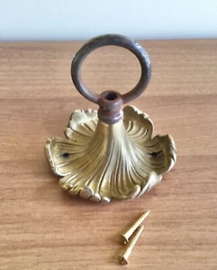 Ceiling rose chandelier pendant hanging vintage hook plate - Picture 1 of 4