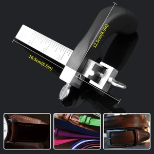 Adjustable Strip Strap Leather Belt Cutter Aluminum Handle Cutting Craft Tool - Picture 1 of 8
