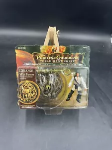 Pirates of the Caribbean Dead Man's Chest Deluxe Will Turner & Bone Cage Trap - Picture 1 of 3