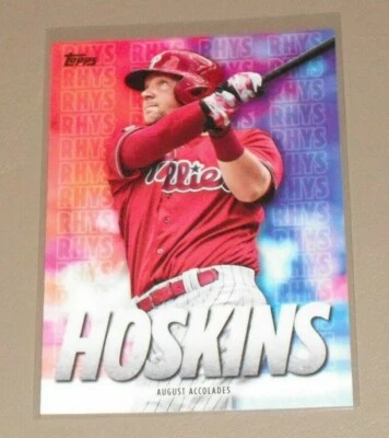2020 Topps Series 1 Rhys Hoskins Highlights Card #RH-10 Phillies       - Image 1 of 2