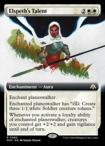 MTG Elspeth's Talent - Extended Art NM-Mint Commander: March of the Machines - Picture 1 of 1