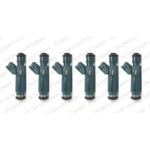 Set of 6 DENSO 4180 fuel injector 02-08 Mazda 2M2E-A7B Genuine OEM - Picture 1 of 4