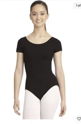 Capezio Women's Classic Short Sleeve Leotard XS Black - Image 1 of 3