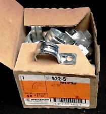 BRIDGEPORT 922-S PIPE STRAPS 1" (NEW BOX OF 50) ~ FREE PRIORITY MAIL