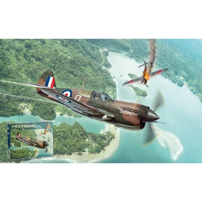 P-40E/K KITTYHAWK KIT 1:48 Italeri Kit Aerei Modellino Nuovo - Immagine 1 di 3