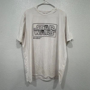 Camiseta Under Armour Star Wars Heatgear Calce Suelto Para Hombre Grande Blanca Gráfica Camiseta - Imagen 1 de 6