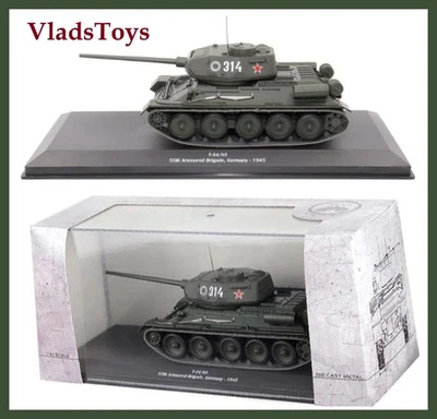  KMDB T-34-85 Russian Army 55th Armored Bgd, #314 1945 1/43 Militaria 23193-45 - Image 1 of 4