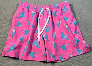 Costume da bagno Chubbies pantaloncino uomo grande rosa 5,5 cuciture interne tucano fai da te foderato in rete - Foto 1 di 9