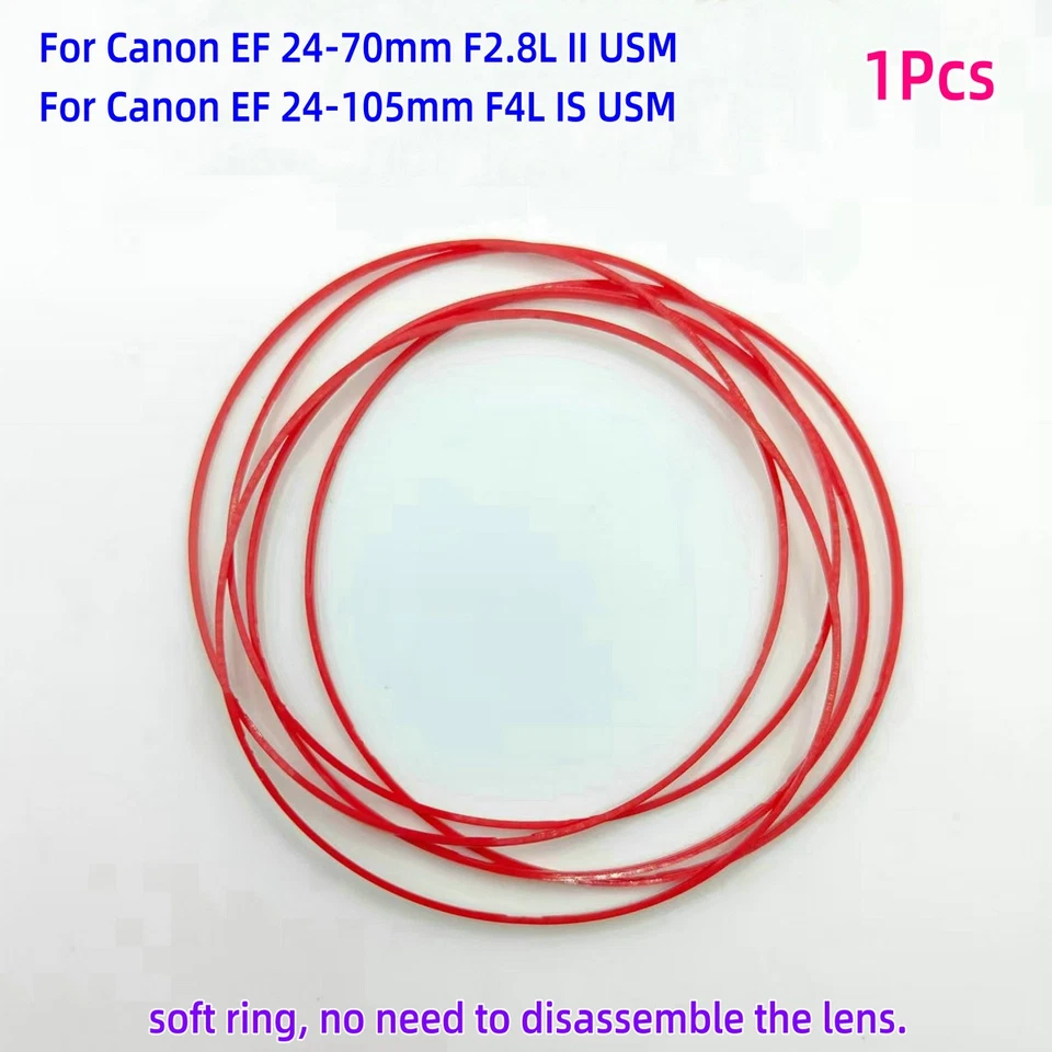 Lens Front Body Shell Tube Red Ring for Canon EF 24-105mm F4L 24-70mm F2.8L II - Image 1 of 1