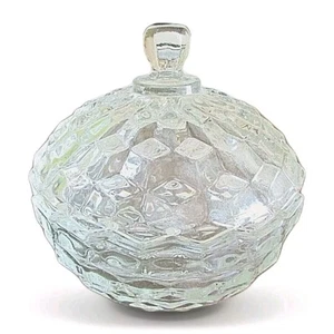 * 5.5 Inch Covered Fostoria American 5.5"  Candy Dish Excellent - Picture 1 of 4