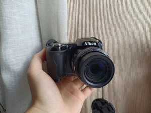 🔥Cámara compacta digital Nikon Coolpix L110 negra 12,1 MP🔥Juego completo funcionando🔥 - Imagen 1 de 7