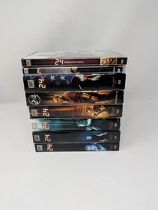 24 TV Series, Seasons 1,2,3,4,5,6,7, Redemption, DVD Lot - Imagen 1 de 12